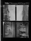 Armory construction; Woman around baby in incubator; Men working (4 Negatives) (March 18, 1958) [Sleeve 36, Folder c, Box 14]